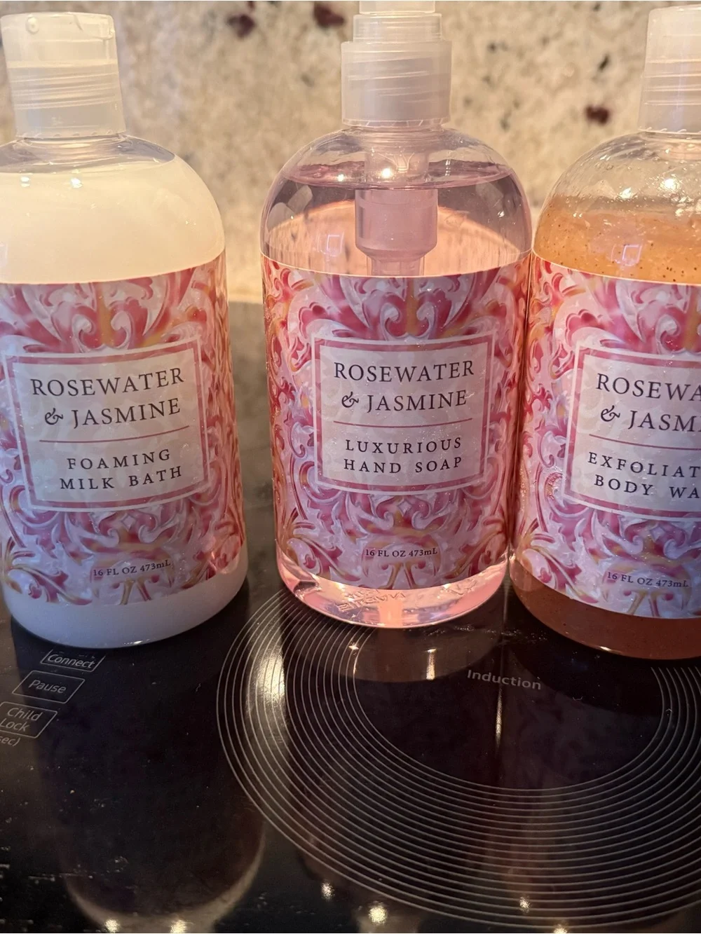 Rosewater & Jasmine Luxurious Hand Soap — Soft Pink